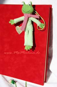 Lesezeichen Froschkönig 